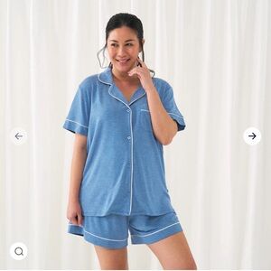 Heather Blue Women's Pajama Set